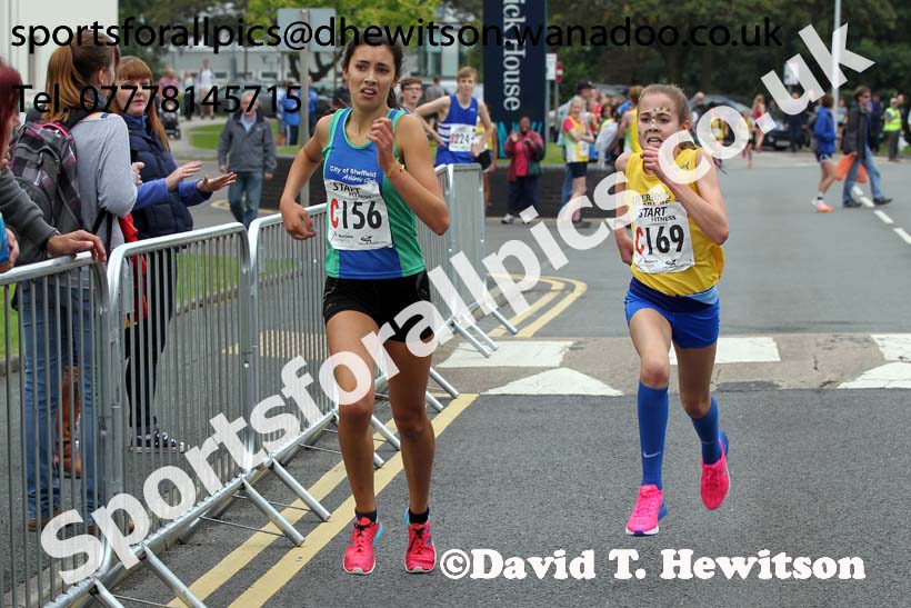 Girls under-15s Northern Road Relays, Warrington. Photo: David T. Hewitson/Sports for All Pics